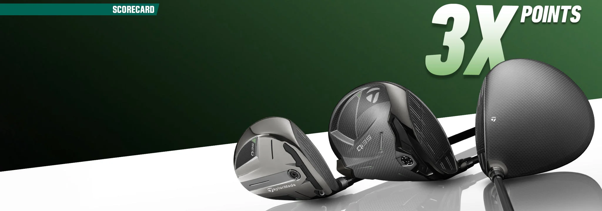 Earn 3X Points on Select TaylorMade Gear.