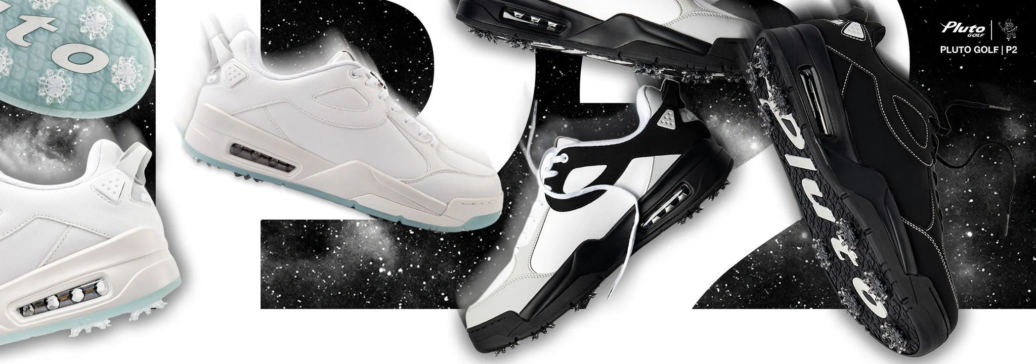 Collection of Pluto P2 shoes.