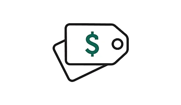 Dollar sign icon.
