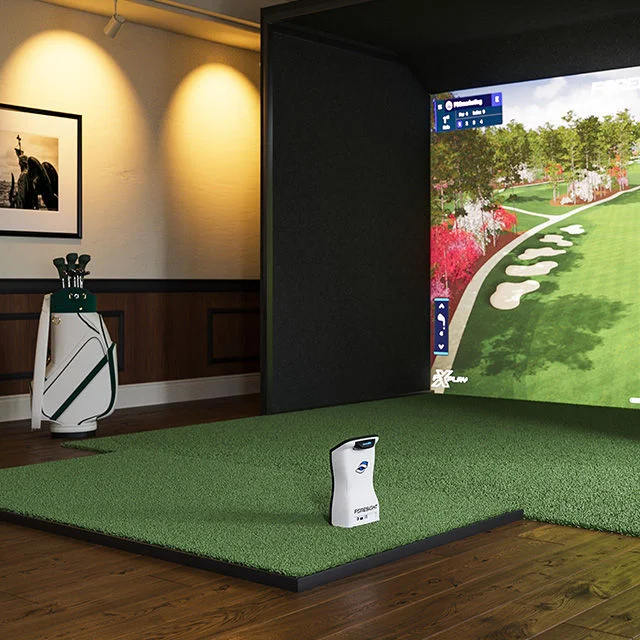 Golf simulator at home.