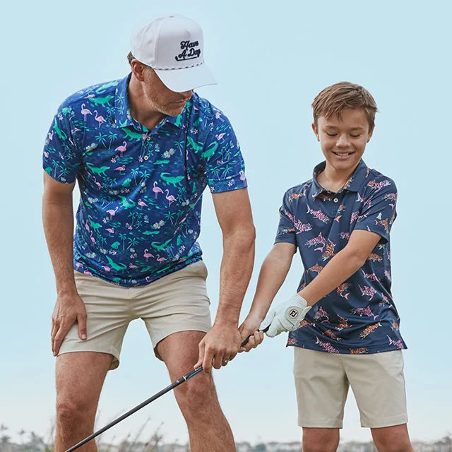 Dad and Mini Matching Looks