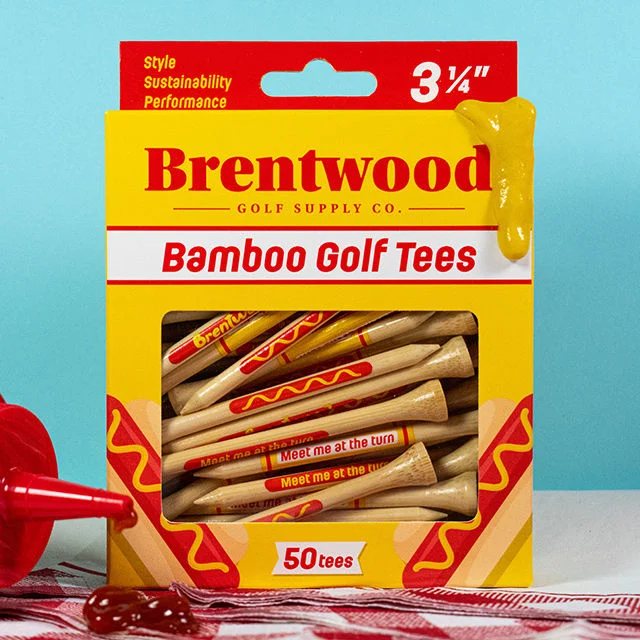Brentwood Hot Dog golf tees.
